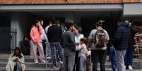 População deixa residências após forte terremoto em Bogotá neste domingo  Foto: ANSA / Ansa - Brasil