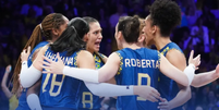 Seleção Brasileira feminina de vôlei foi derrotada pela Itália no Maracanãzinho Foto: Reprodução/Instagram/CBV / Reprodução/Instagram/CBV