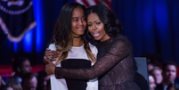 Michelle Obama e a filha mais velha, Malia Foto: Cheriss May/NurPhoto