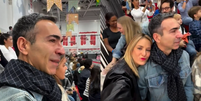 Ticiane Pinheiro mostra César Tralli emocionado na festa junina da filha Foto: Reprodução/Instagram