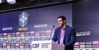  Foto: Lívia Villas Boas / CBF - Legenda: Samir Xaud, presidente da CBF / Jogada10