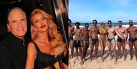 Não gostou? Ana Paula Siebert revela reação de Roberto Justus ao vê-la cercada de homens  Foto: Reprodução/ Instagram / Contigo