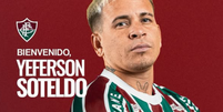 Soteldo é anunciado pelo Fluminense; atacante chega ao clube carioca após passagem pelo Santos (Foto: Reprodução/Fluminense) Foto: Soteldo é anunciado pelo Fluminense; atacante chega ao clube carioca após passagem pelo Santos ( Reprodução/Fluminense) / Gávea News