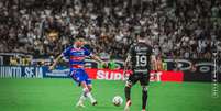 Pol Fernández em ação no Clássico-Rei. Foto: Mateus Lotif/FEC / Esporte News Mundo