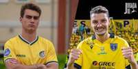 Fotos: Divulgação/Fortuna Sittard e Divulgação/Al Taawoun - Legenda: Rodrigo Guth (esquerda) e Andrei Girotto (direita) são alternativas para reforçar a zaga do Grêmio Foto: Jogada10