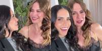 Daniela Albuquerque foi até o apartamento de Luciana Gimenez gravar uma conversa para o 'Sensacional'  Foto: Reprodução/Instagram