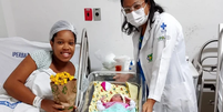 Iria Nilza deu à luz uma menina sem saber que estava grávida Foto: Divulgaçã/INTS