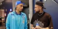 Foto: instagram Neymar - Legenda: Craque visita a Seleção Brasileira em Itaquera / Jogada10