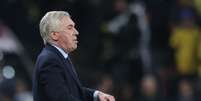 Carlo Ancelotti em partida contra o Paraguai Foto: WERTHER SANTANA/Estadão Conteúdo