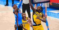 Pacers e Thunder se preparam para o jogo 3 das NBA Finals 2024/25 Foto: Associated Press / Alamy Stock Photo