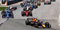 Largada do GP do Canadá de 2023  Foto: Fórmula 1