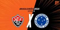 Foto: Arte Jogada10 - Legenda: Vitpoia e Cruzeiro se enfrentam nesta 5ª feira. Raposa pode assumir a liderança do Brasileirão / Jogada10