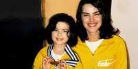 Rafaela Romolo e Ana Paula Arósio em 2004  Foto: Reprodução/TikTok