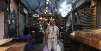 Mercados em Israel estão com prateleiras vazias  Foto: Reuters / BBC News Brasil