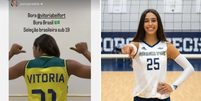 Filha de Joana Prado e Vitor Belfort integra a seleção brasileira sub-19 de vôlei Foto: Reprodução/Instagram