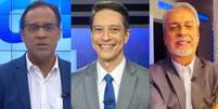 José Eduardo, o Bocão; Sergio Aguiar e Clovis Monteiro: saídas inesperadas da TV surpreendem telespectadores e colegas  Foto: Reproduções