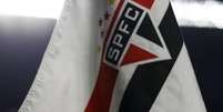 Bandeira do São Paulo  Foto: Bandeira do São Paulo em partida da Conmebol ( Divulgação/São Paulo) / Gávea News