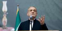 O presidente do Irã, Masoud Pezeshkian  Foto: ANSA / Ansa - Brasil