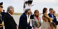 Meloni chega a Kananaskis, no Canadá, para cúpula do G7  Foto: ANSA / Ansa - Brasil