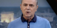 Luis Roberto na transmissão da Globo  Foto: Reprodução/Globo