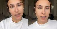 Lara Barth relembrou a relação que teve com Deborah Secco como madrasta  Foto: Reprodução/@larabarth27/TikTok