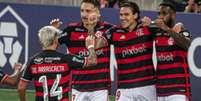 Elenco do Flamengo em ação Foto: Elenco do Flamengo em ação ( Paula Reis/Flamengo) / Gávea News