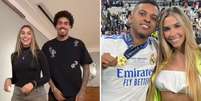 Ex-namorada de Rodrygo Goes levanta suspeitas de romance com Ruan Santos  Foto: Reprodução/Tik Tok e Instagram / Contigo