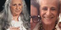 Maria Bethânia é casada com Gilda Midani  Foto: Divulgação/ Globo; e Reprodução / Instagram / Mais Novela