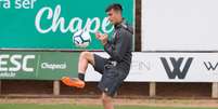 Reinier em treino pelo Flamengo em 2019 Foto: Alexandre Vidal/Flamengo / Gávea News