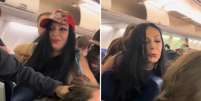 Americana agride brasileira em voo e diz que não quer sentar ao lado da latina devido ao seu peso; veja o vídeo  Foto: Mais Novela