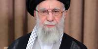 Líder supremo do Irã, aiatolá Ali Khamenei, durante pronunciamento à nação 13/06/2025  Foto: Gabinete do Líder Supremo do Irã/WANA (West Asia News Agency)/Divulgação via REUTERS
