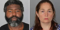 Branndon Mosley e Brenda Spencer foram presos sob acusação de sequestrar e abusar por sete anos da filha de Brenda  Foto:  Camden County Office 