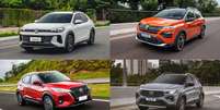 Volkswagen Tera, Renault Kardian, Nissan Kicks Play e Fiat Pulse: crossovers urbanos Foto: Divulgação / Guia do Carro