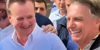 Bolsonaro e Kassab juntos com a medalha 3Is  Foto: Instagram/@gilbertokassab_ / Reprodução