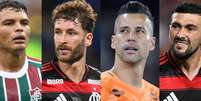 Antes e depois dos jogadores da Copa do Mundo de Clubes: Léo Pereira, Fábio, Thiago Silva e outros atletas mudaram muito ao longo da carreira.  Foto: Getty Images / Purepeople