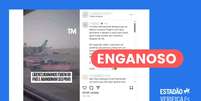 Postagem engana ao compartilhar duas gravações sem relação com conflito atual entre Israel e Irã Foto: Reprodução/Instagram / Estadão