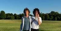 Lucas Jagger com o pai, Mick Jagger, vocalista do Rolling Stones  Foto: @lucasjagger via Instagram / Estadão