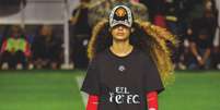 Maxidetalhes nos looks trazem uma imagem de moda, e coleção faz ode ao mundo do futebol  Foto: Fotos: Brazil News / Caras Brasil