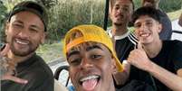 Reprodu&ccedil;&atilde;o - Legenda: Neymar e Yamal durante f&eacute;rias  Foto: Jogada10