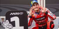 Marc Márquez comemora bom momento no GP da Itália. Foto: Reprodução / Ducati