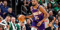 Kevin Durant foi trocado para os Rockets. Foto: Phoenix Suns via Facebook / Estadão