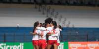 Jogadoras das Bragantinas. Foto: Fernando Roberto/Red Bull Bragantino / Esporte News Mundo