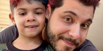 MUrilo Huff e o filho, Léo  Foto: Reprodução/Instagram/@murilohuff