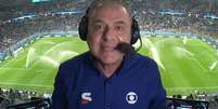 Luís Roberto tem narrado os principais jogos da Copa dos Clubes na Globo  Foto: Reprodução
