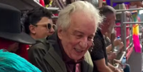 Marco Nanini durante a Parada LGBTQIA+  Foto: Reprodução/Instagram:@marconaniniator