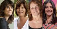 Lícia Manzo, Christiane Fridman, Ana Maria Moretzsohn e Izabel de Oliveira voltaram à Globo  Foto: Reproduções