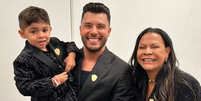 Murilo Huff e Dona Ruth dividem a guarda de Léo atualmente  Foto: Reprodução/Instagram