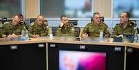 Militares da alta cúpula das Forças Armadas de Israel se reúnem para avaliar campanha contra o território do Irã  Foto: Reprodução/X/@IDF