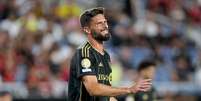 Olivier Giroud, do LAFC, em duelo contra o Flamengo na Copa do Mundo de Clubes  Foto:  Richard Sellers/Sportsphoto/Allstar via Getty Images