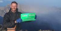 Paul Farrell esperou entre 5 e 6 horas até ser resgatado em acidente no Monte Rinjani  Foto: @farrellpaulo via Instagram/Arquivo pessoal / BBC News Brasil